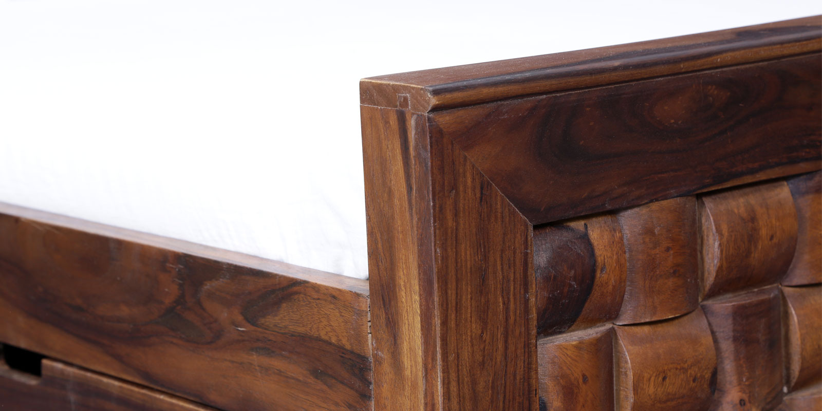 Toronto Wooden Bed Queen Size